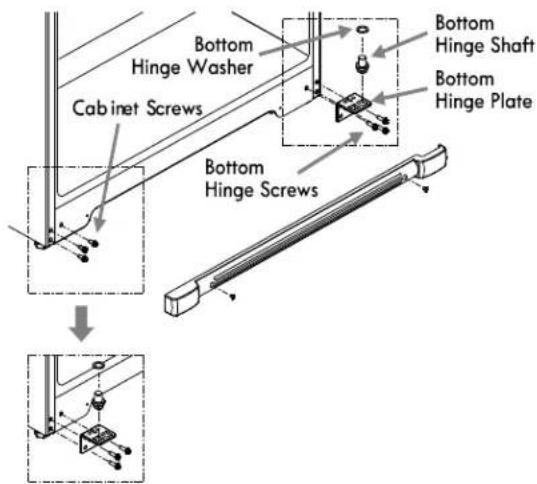 Bottom Hinge Washer Cabinet Screws Bottom Hinge Sprews Bottom Hinge Shaft Bottom Hinge Plate