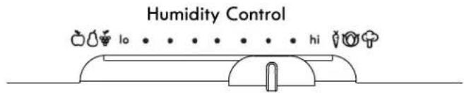 KENMORE 61269 - Control de humedad del cajon de verduras - 1
