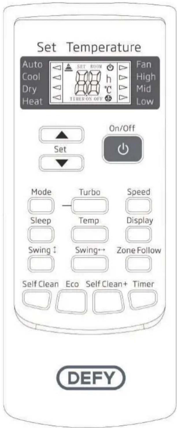 Defy A78006D - Remote controller - 1