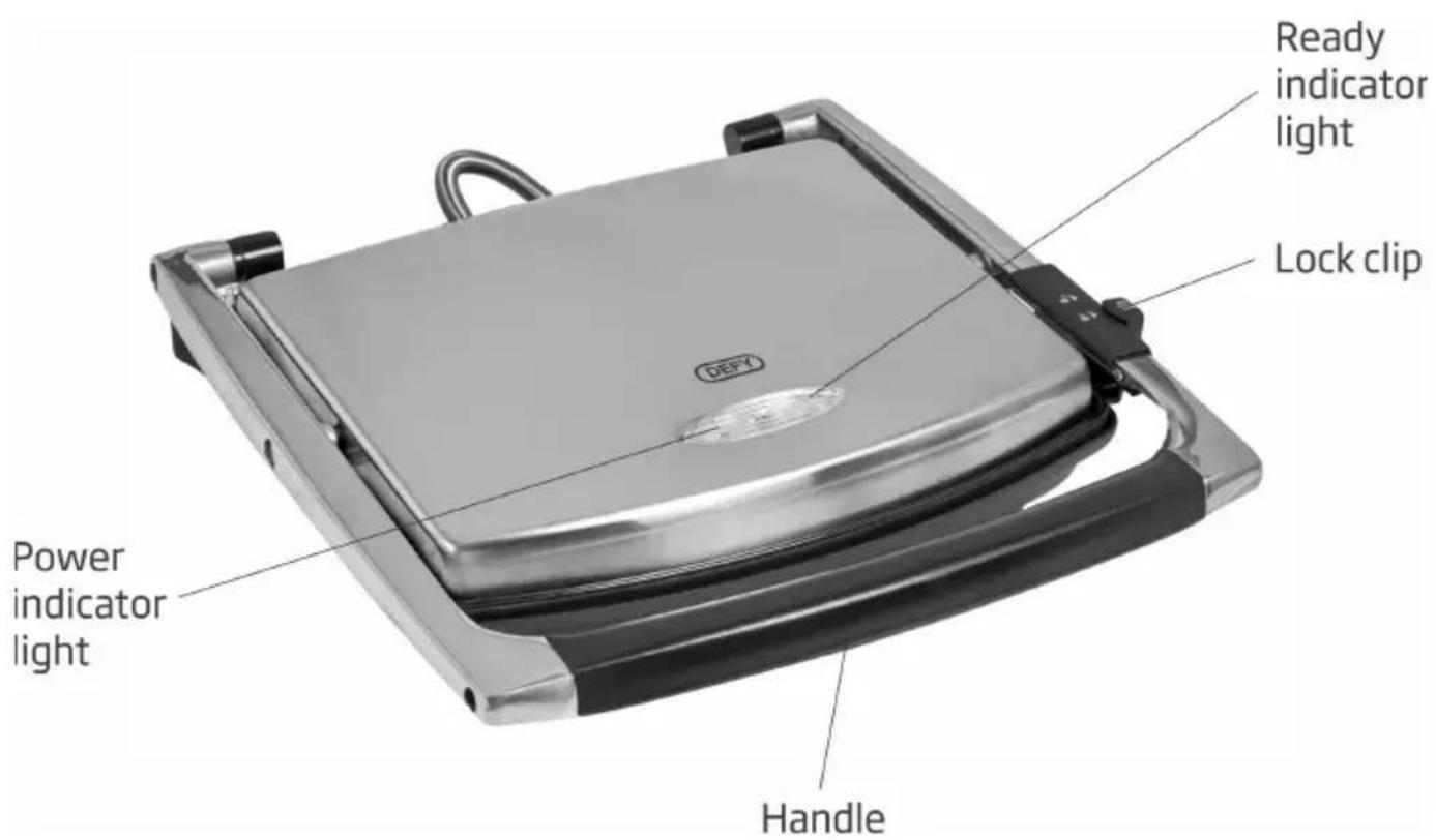 Defy SE40E1KD - Controls and parts - 1