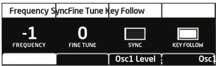 Dave Smith Pro 3 SE - Additional Oscillator Parameters (Display Menus) - 1