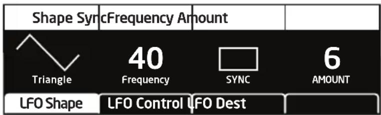 Dave Smith Pro 3 SE - Additional LFO Parameters (Display Menus) - 1