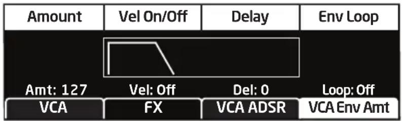 Dave Smith Pro 3 SE - Additional Amplifier Parameters (Display Menus) - 2