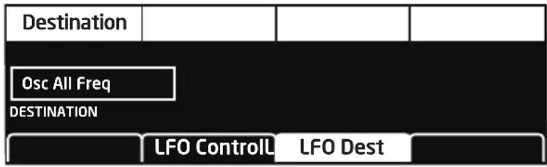 Dave Smith Pro 3 SE - Additional LFO Parameters (Display Menus) - 3