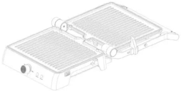 Pyrex SB-297 - USE – GRILL/BBQ (OPENING 180°) - 1