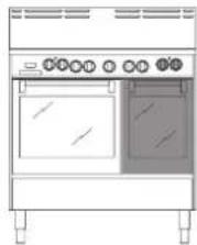 Verona VERAHO206 - BROILING &amp; DOUBLE BROIL (LEFT OVEN) - 4