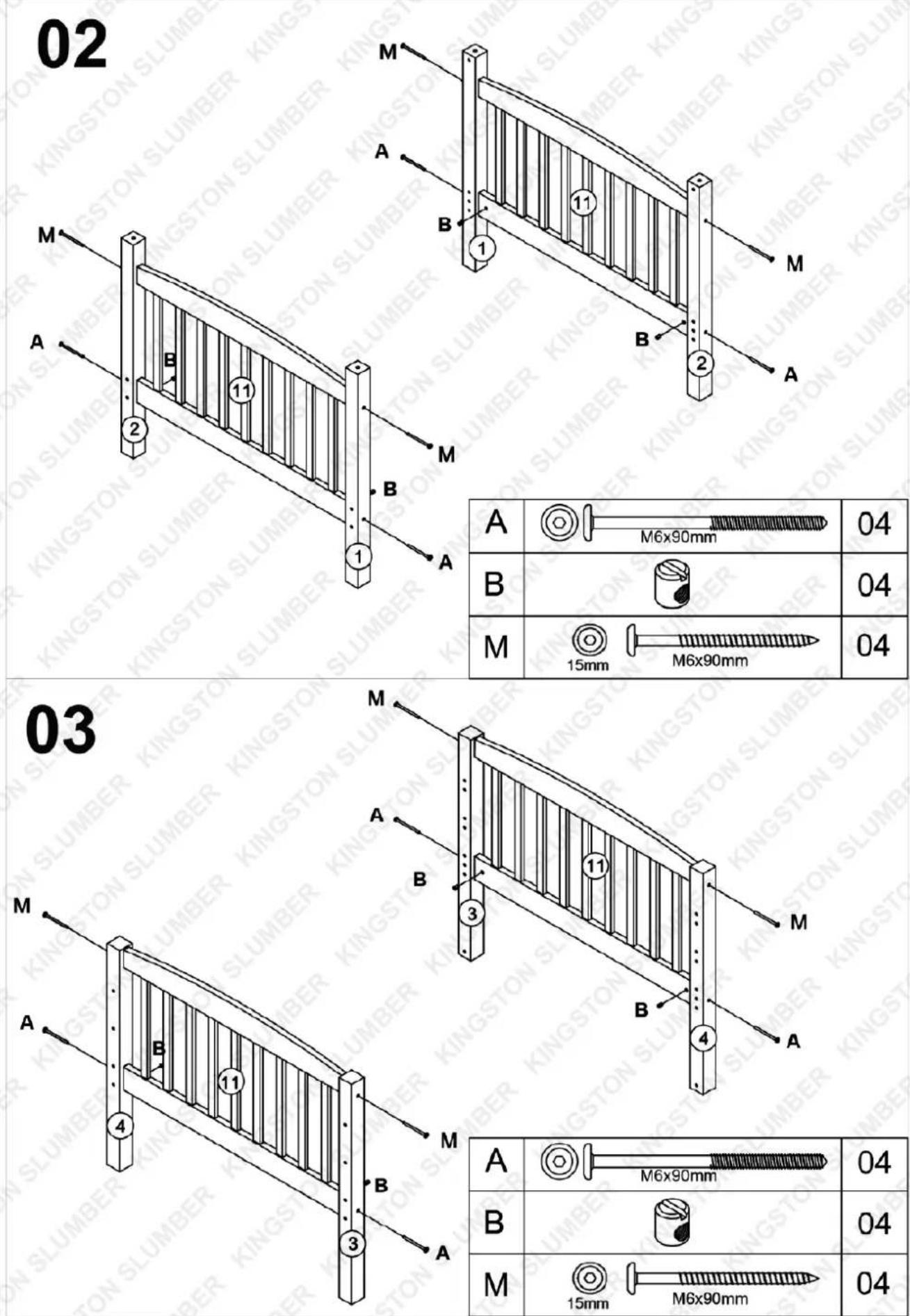 Kingston Slumber FURBBDKNGA13W - Inner size:92\*188cm - 19