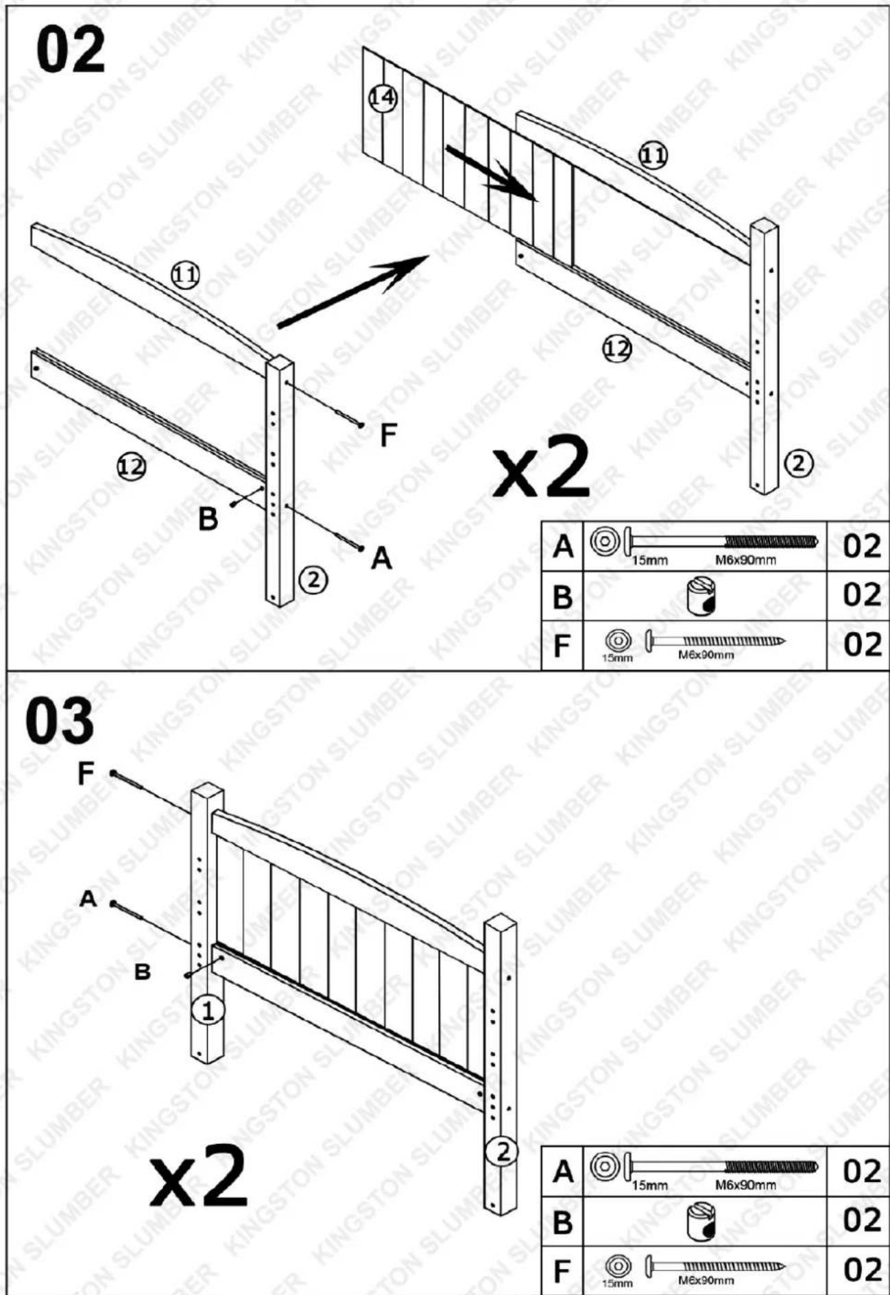 Kingston Slumber FURBBDKNGA14W - Safety Symbols - 57