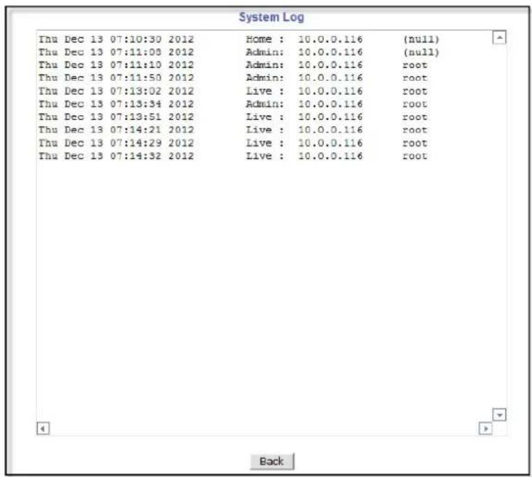 Vitek VTD-13FN - System Log - 1