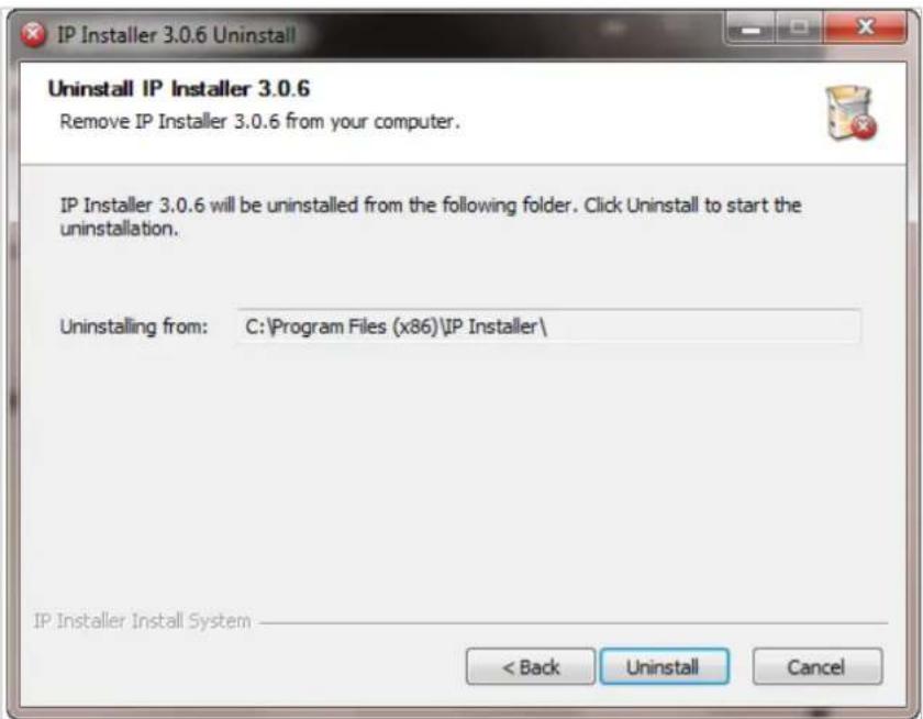 Vitek VTD-13FN - Uninstalling IPI installer - 4