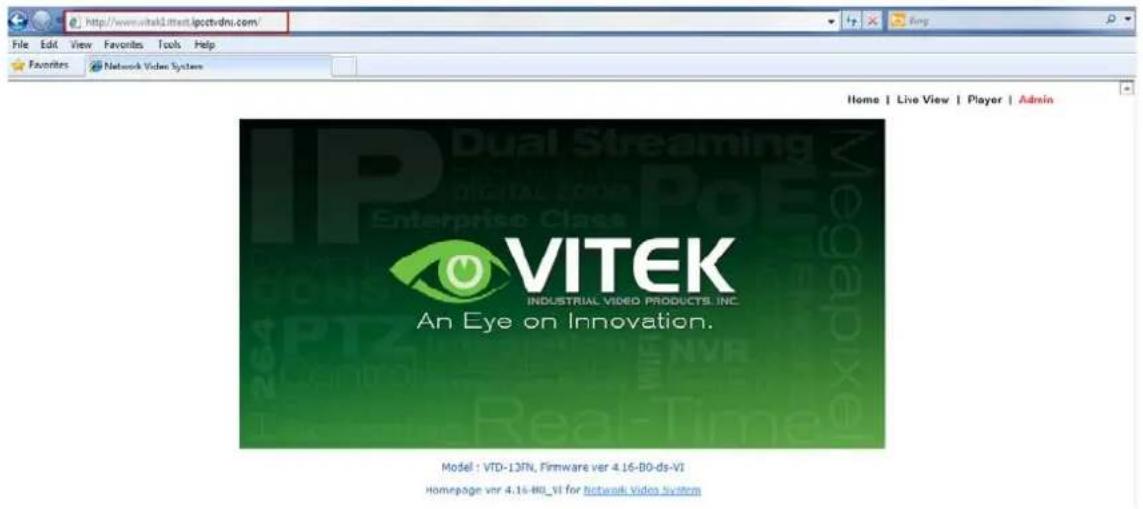 Vitek VTD-AR2D4FN - IP-CCTV DNS Registration - 17