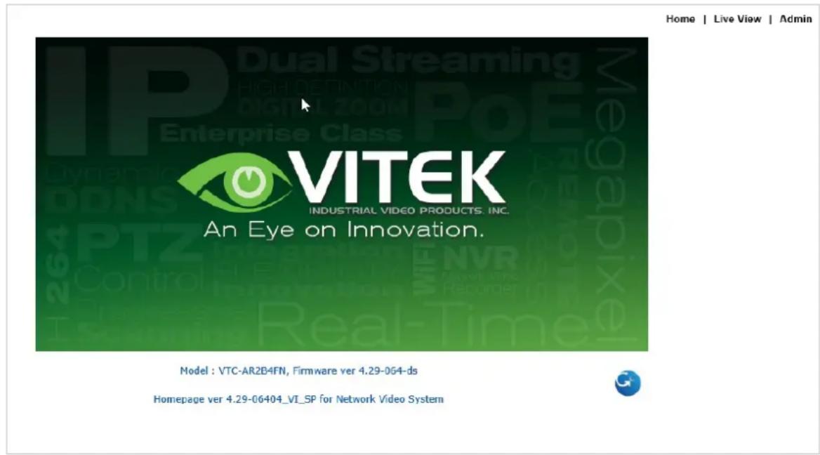 Vitek VTD-AR2D4FN - Live View - 3