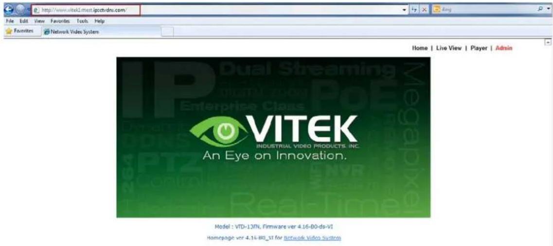 Vitek VTD-MV20VR210NP - IP-CCTVDNS Registration - 18
