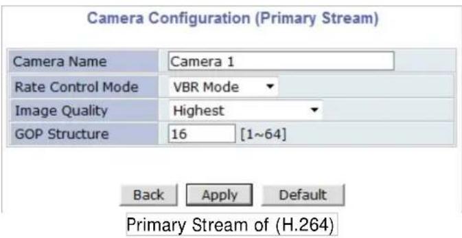 Vitek VTD-MV20VR210NP - Camera Configuration - 2