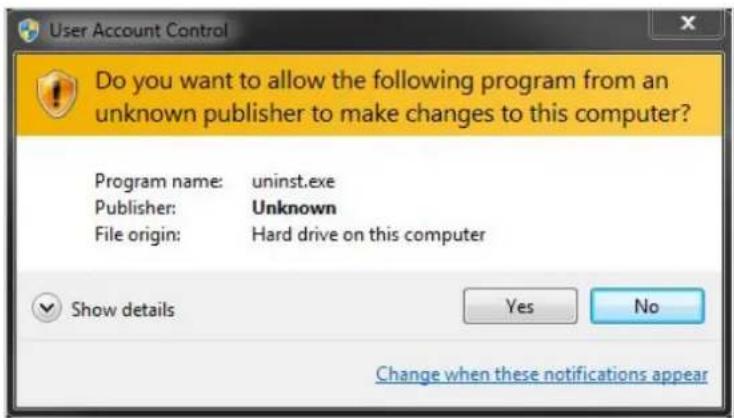 Vitek VTD-MV20VR210NP - Uninstalling on Program Menu - 2