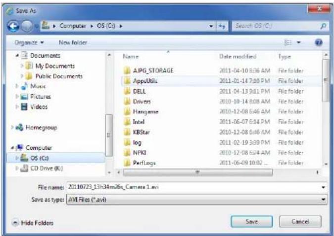 Vitek VTD-MV20VR210NP - Saving as Video File - 1