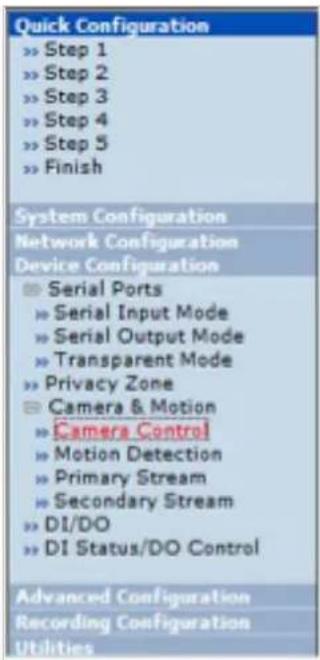 Vitek VTD-MV20VR210NP - Camera Control (Select Models) - 1