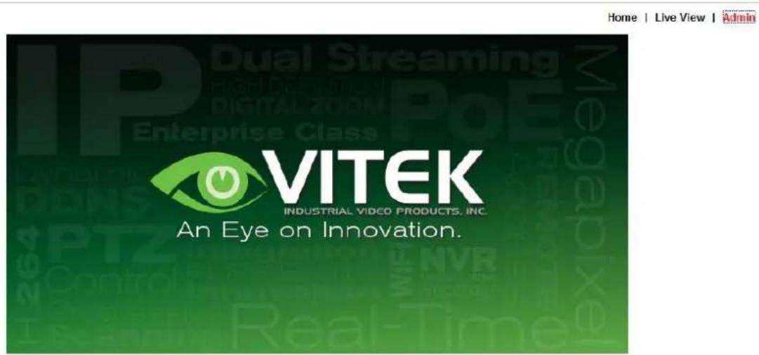 Vitek VTD-MV20VR210NP - ENVI Admin Menu - 1