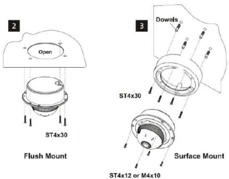 Vitek VTD-MV20VR210NP - Surface Mount Installation - 1