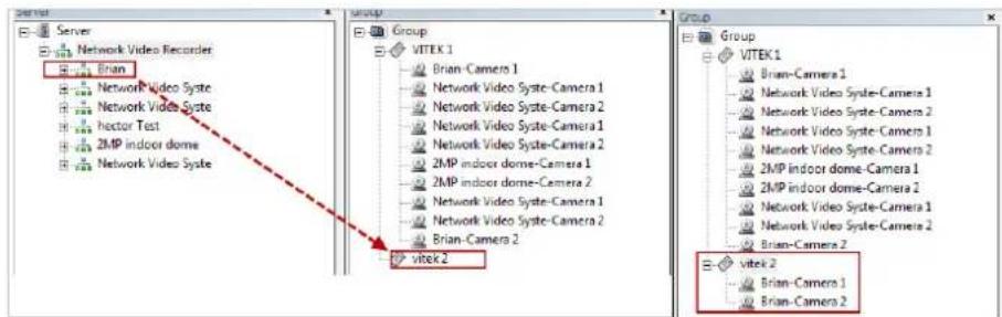 Vitek VT-IPSN16M - Creating a Group - 4