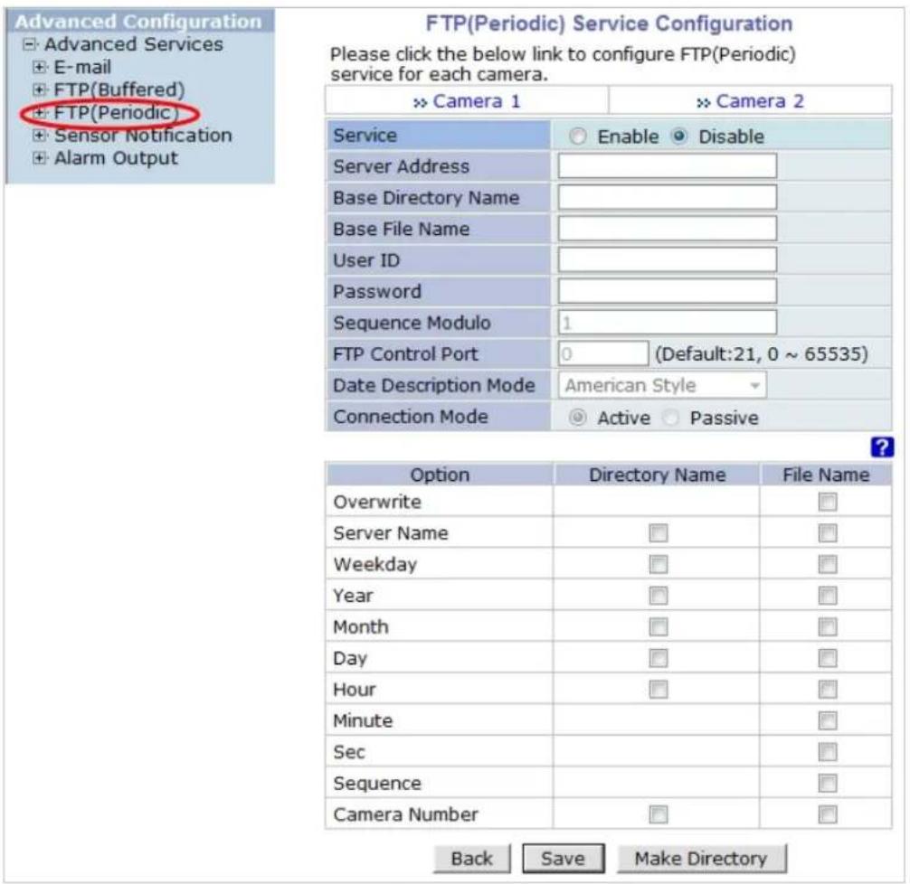 Vitek VT-IPSN16M - 13.1.3.FTP (Periodic) Service Configuration - 1