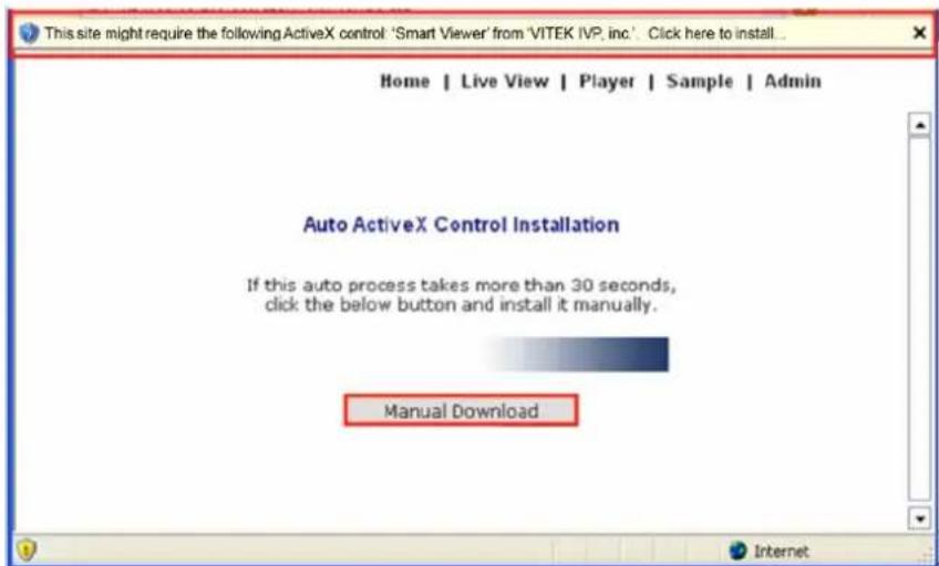 Vitek VT-IPSN16M - Installing on Web Browser - 2