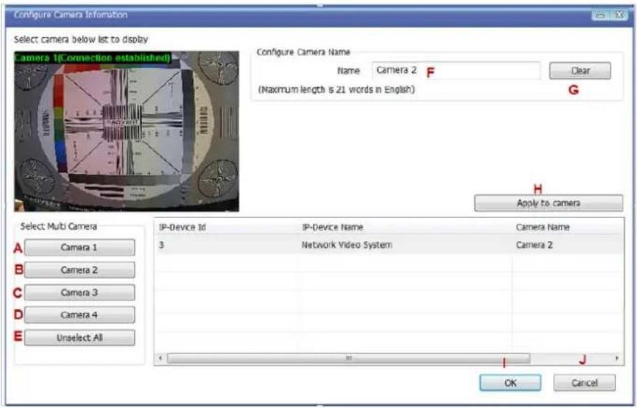 Vitek VT-IPSN16M - Configure Camera Name and Information - 4