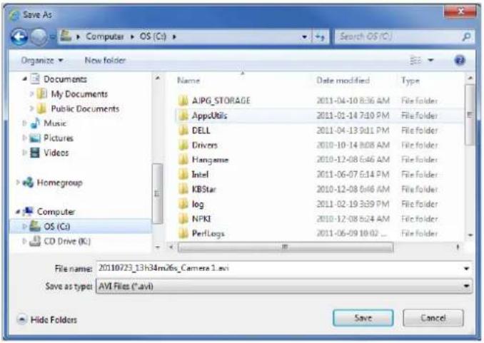 Vitek VT-IPSN16M - Saving as Video File - 1