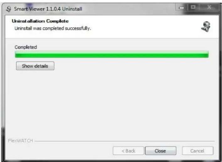 Vitek VT-IPSN16M - Uninstalling with Program Menu - 3