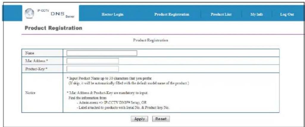 Vitek VT-IPSN16M - IP-CCTV DNS Registration - 7