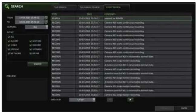 Vitek VT-SHE908A - Event Search - 1