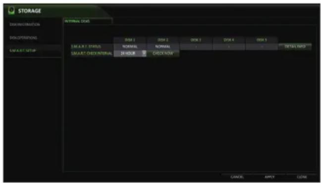 Vitek VT-SHE908A - S.M.A.R.T settings - 1