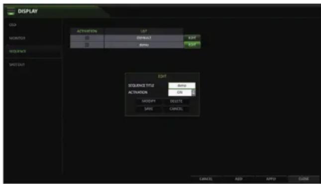 Vitek VT-SHE908A - To edit a sequence - 1
