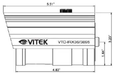 Vitek VTC-IRX36/3895 - DIMENSIONS - 2