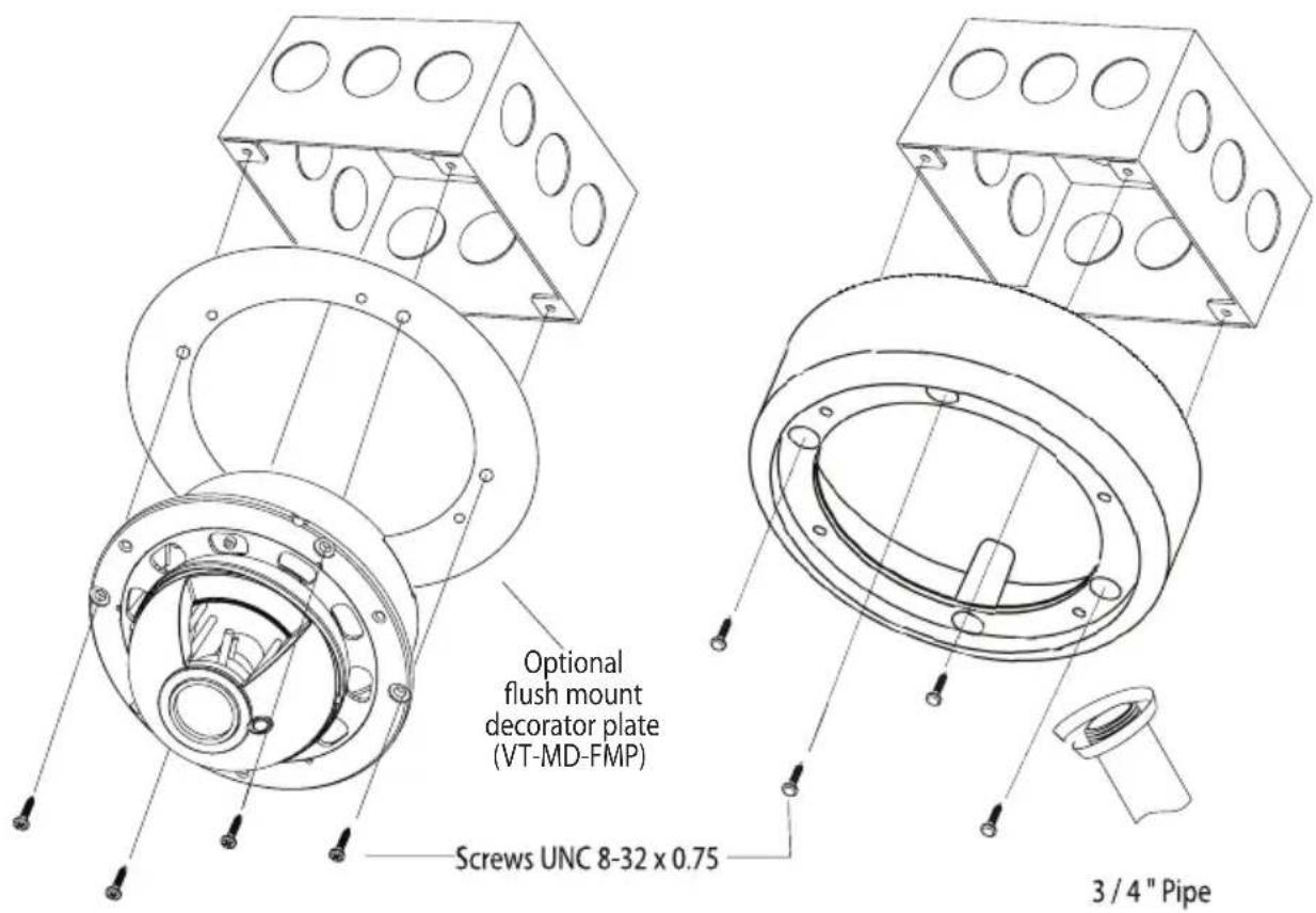 Vitek VTD-MS-DN - JUNCTION BOX INSTALLATION - 1