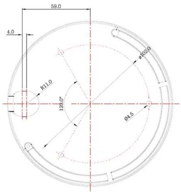 Vitek VT-PTZ18W - Dimension - 2