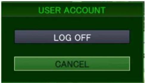 USER ACCOUNT LOG OFF CANCEL