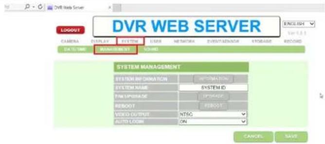 Vitek VT-NV800P - UPDATING FROM THE WEB MENU - 1