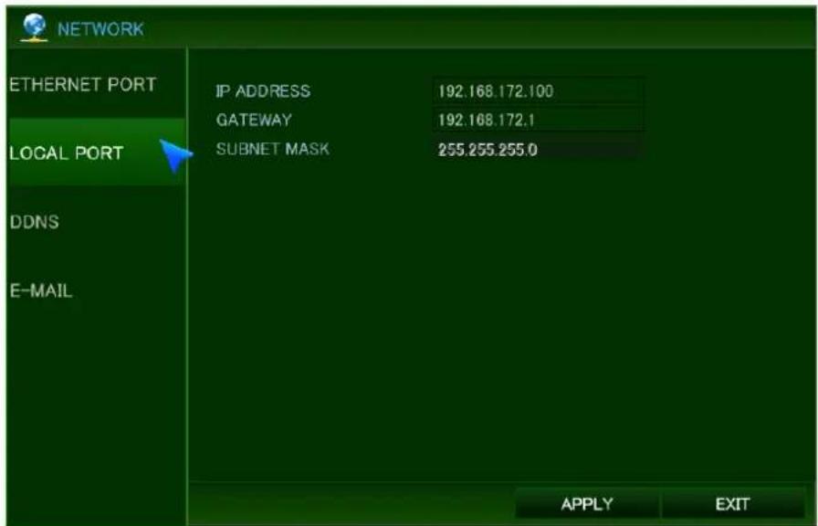Vitek VT-NV800P - LOCAL PORT - 1