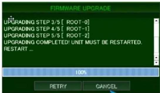 Vitek VT-NV800P - Upgrading System from the System Menu - 5