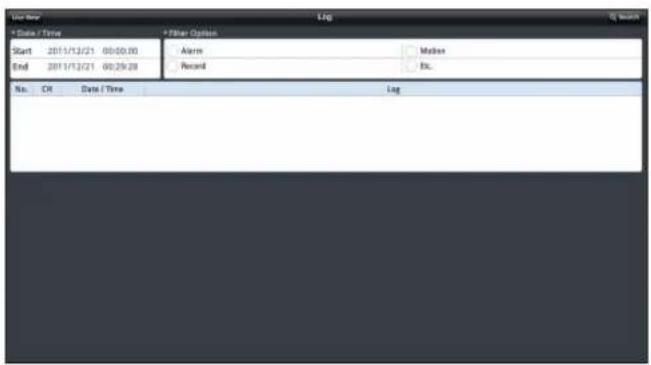 Vitek VT-SHE904A - Using the Log View - 1