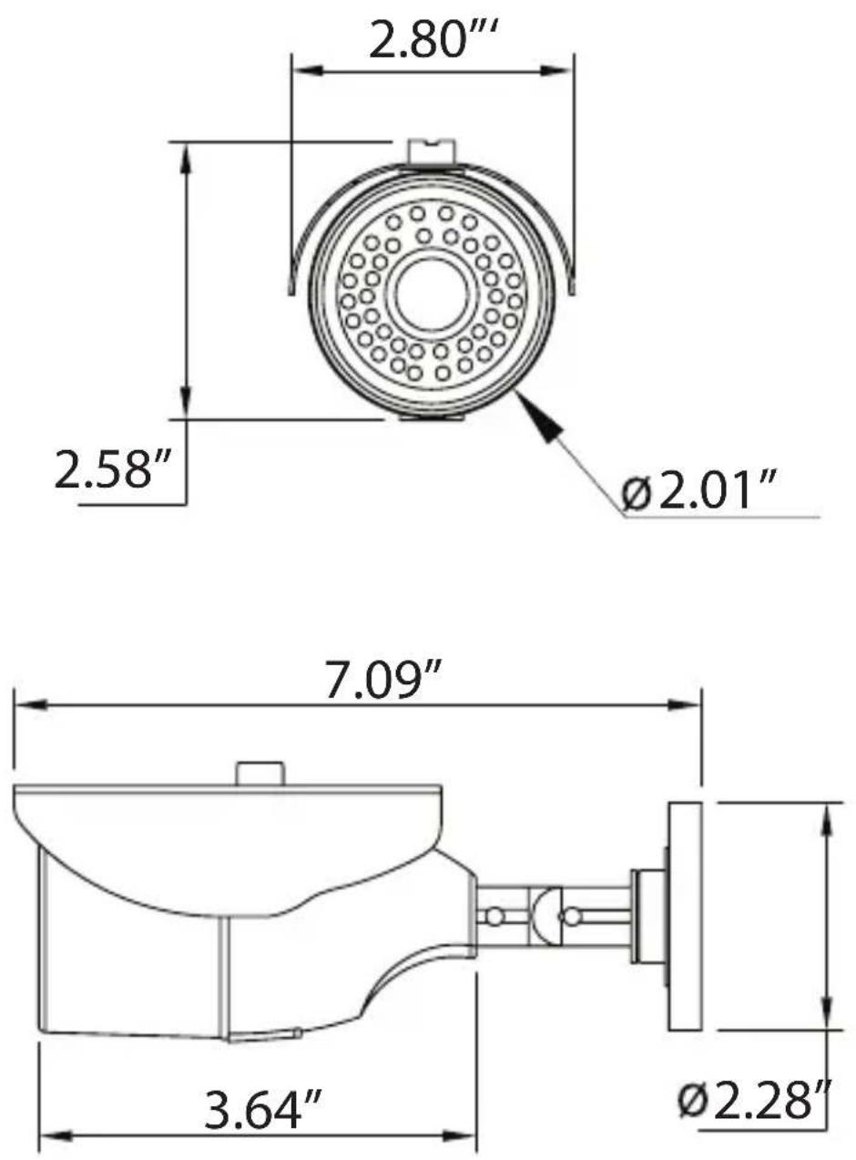Vitek VTC-IRA24F - Dimensions - 1