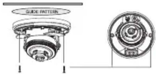 Vitek VTD-A4F/IM - Place the camera in the desired location and install using the screws supplied, - 2