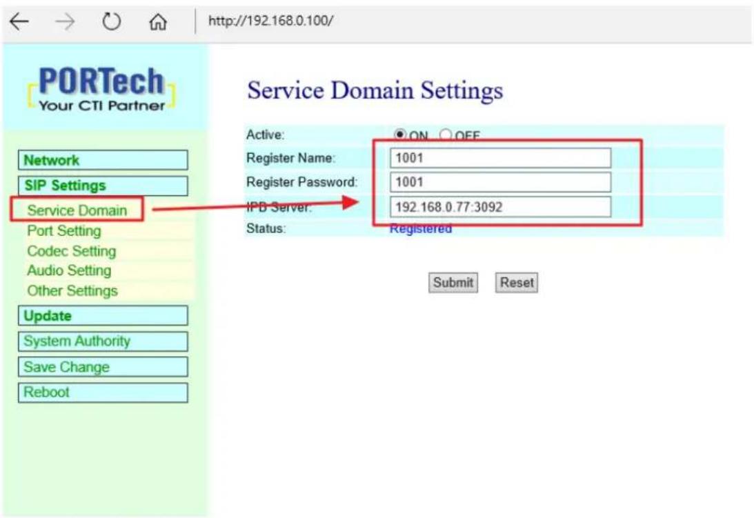 Portech IBS-20 - Step 2 - 1