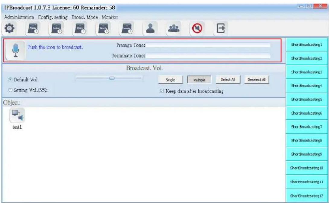 Portech IBS-20 - Broadcast Startup Diagram and Sound File Setting - 1