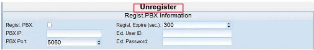 Portech IBS-20 - Display column of registration state - 1