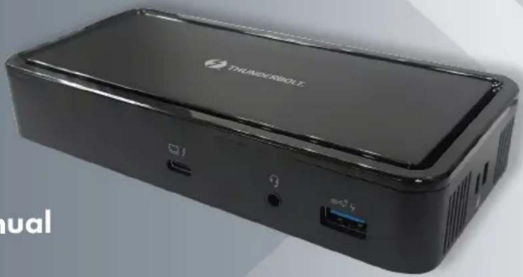 ProXtend DOCK2X4KTB - Thunderbolt Dual 4K Dock - 1