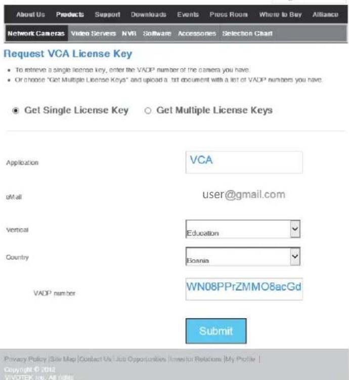 Vivotek CD8371-HNVF2 - Applications > Package management - a.k.a., VADP (VIVOTEK Application Development Platform) - 7