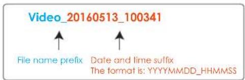Vivotek CD8371-HNVF2 - ■ File name prefix - 1
