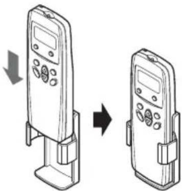 LG G18MHC - Installing the remote control holder - 2